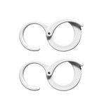 2-Pack Plastic Buckle Hook Pole Clips – 4kg Capacity Pole Hook Clip Richie's