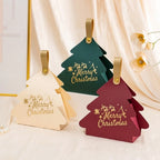 5-Pack Christmas Tree Triangle Gift Boxes with Handle Holiday Gift Box Richie's