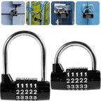 5-Digit Combination Padlock – Resettable Zinc Alloy Lock Combination Padlock Richie's