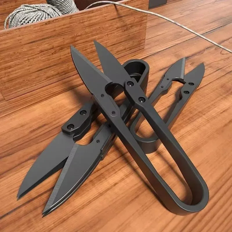 U-Shaped Carbon Steel Thread Scissors for Sewing & Knitting Craft Scissors Richie's