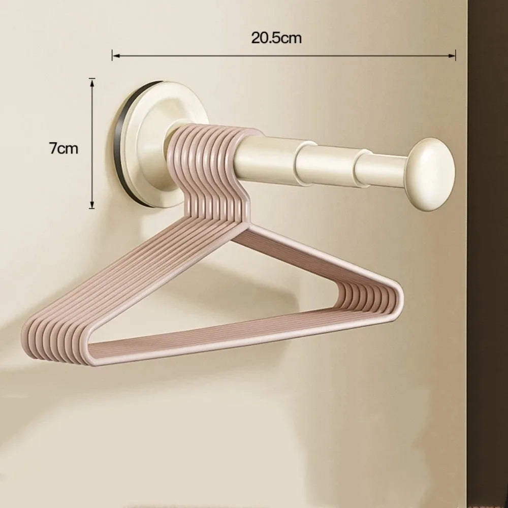 Suction Cup Wall Hanger Foldable Anti-Slip Clothes Organizer Wall Clothes Hanger Richie's