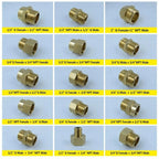 Brass G BSP Female to NPT Male Thread Pipe Fitting Adapter Pipe Fitting Adapter Richie's