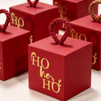 10pcs Christmas Cube Gift Boxes with Rope Handle | Favor Boxes Holiday Gift Boxes Richie's