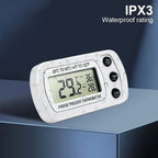 LCD Waterproof Fridge & Freezer Thermometer – Magnetic Back Fridge Thermometer Richie's