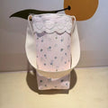 Lace Floral Water Bottle Cloth Bag – Portable Sleeve Carrier Bottle Sleeve Bag Richie's Pink Flowers