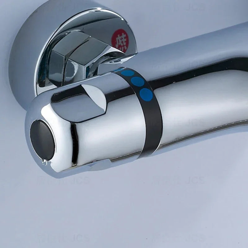 Thermostatic Bath Shower Mixer Valve – Chrome Wall Mounted Thermostatic Shower Valve Richie's