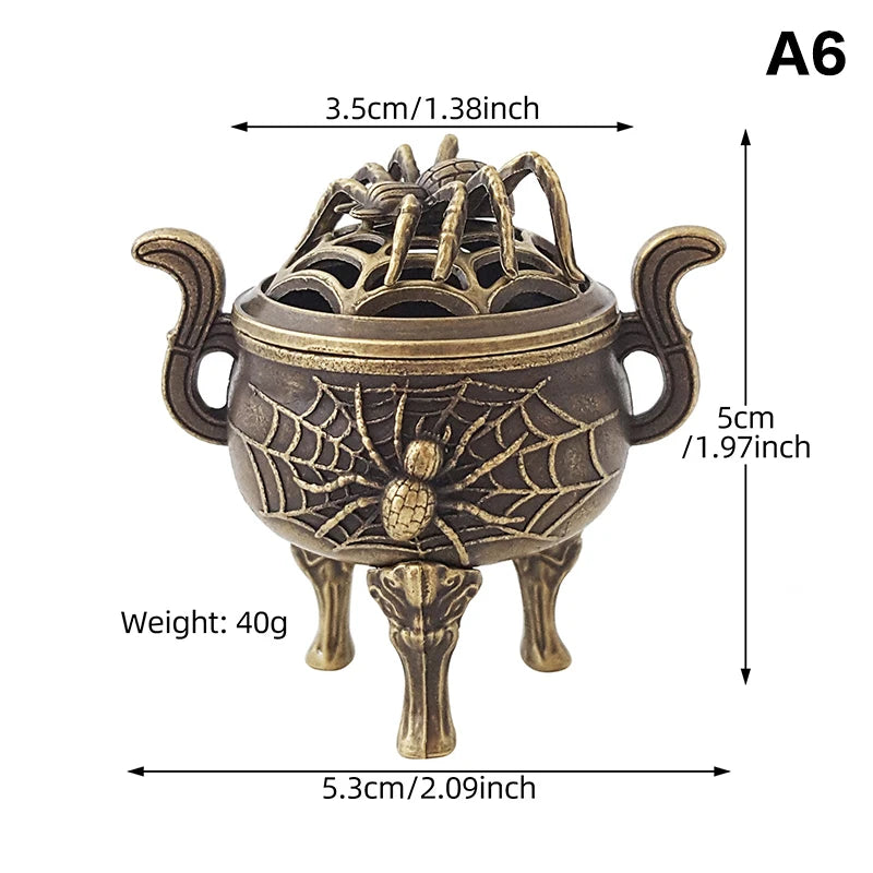 Chinese Style Alloy Incense Burner Bowl – Yoga & Home Decor Incense Burner Richie's A6