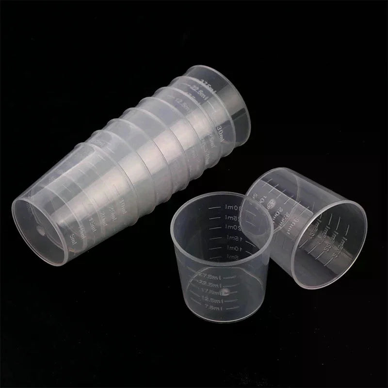 20Pcs 30ml Graduated Plastic Measuring Cups – Epoxy Resin DIY Resin Mixing Cups Richie's