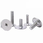 100pcs M2 Flat Head Laptop Screws Nickel-Plated Phillips Laptop Screws Richie's