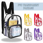 Clear PVC Transparent Backpack – Waterproof Stadium-Approved Bag Transparent Backpack Richie's