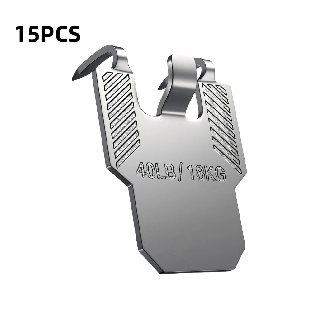 Claw Drywall Picture Hangers – No-Tool Wall Hooks Kit Picture Hanger Hooks Richie's 15PCS