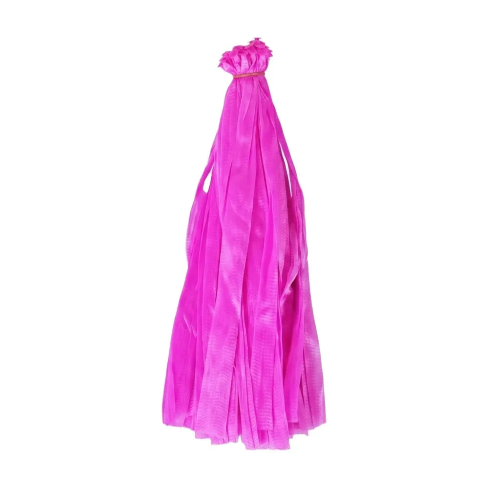 100-Pack Plastic Mesh Net Bags with Buckle – Reusable Produce Bags Mesh Storage Bags Richie's Pink