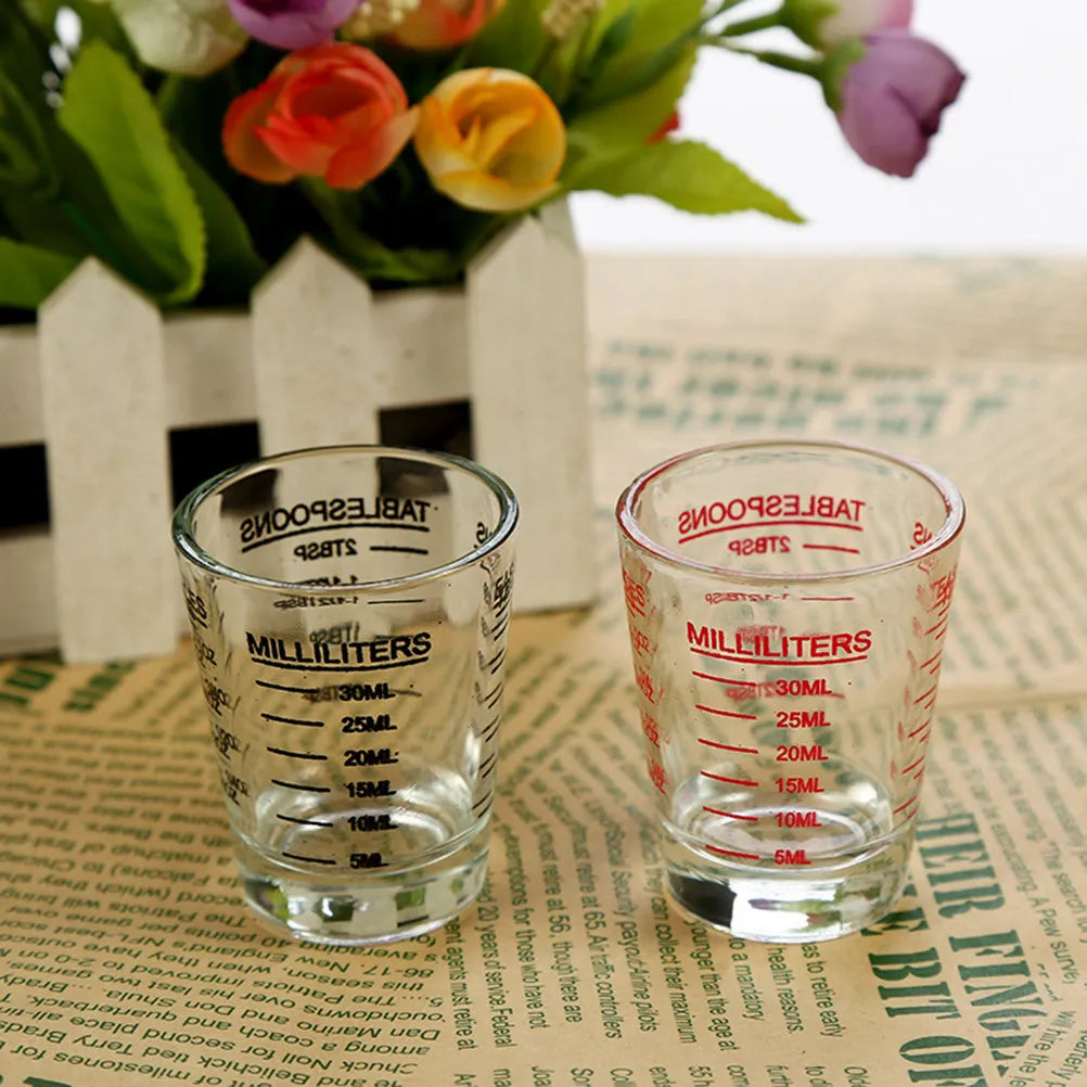 30ml Heavyweight Glass Measuring Cup – Bar, Baking & Kitchen Glass Measuring Cup Richie's