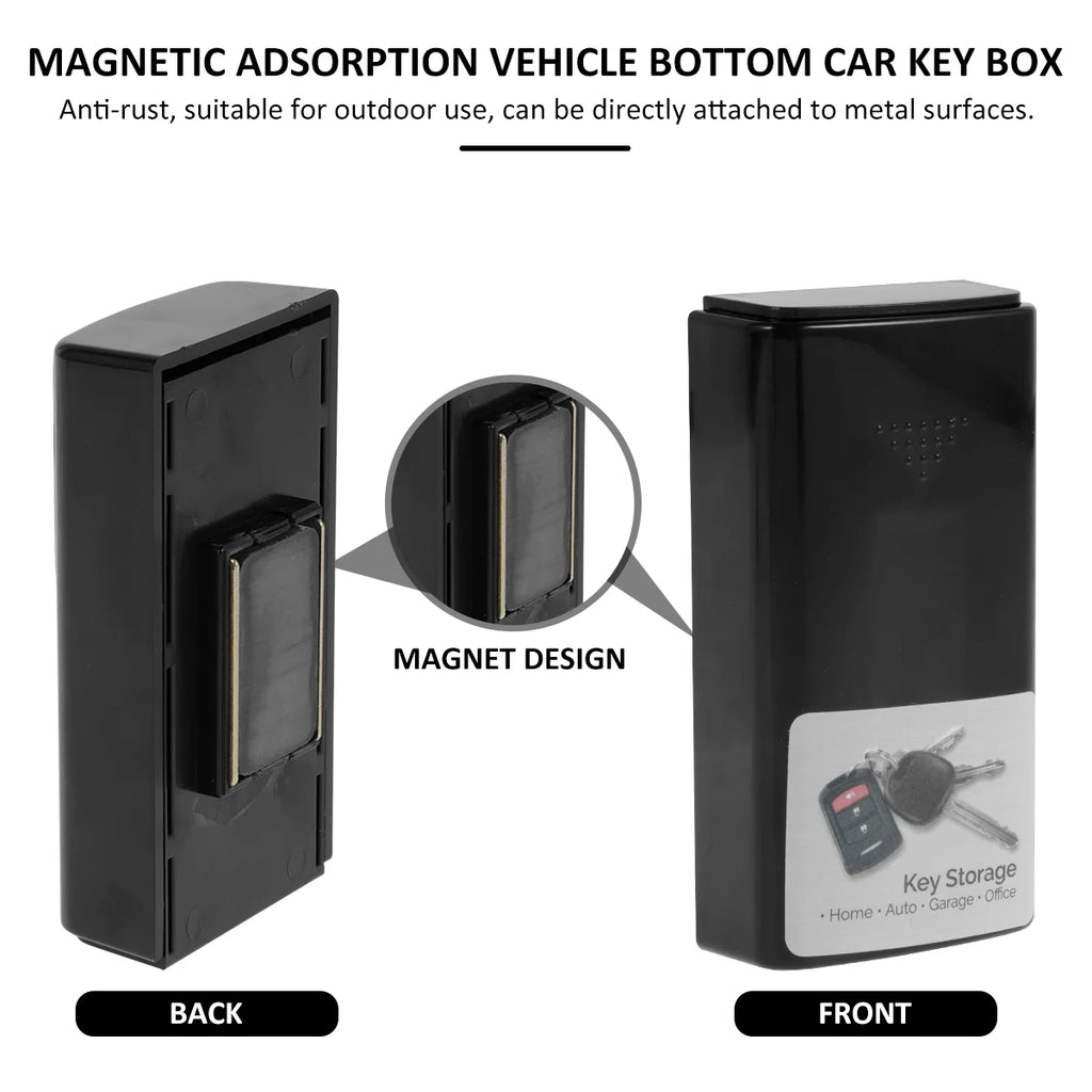 Magnetic Hidden Key Box – Secure Car & Home Spare Key Holder Magnetic Key Holder Richie's