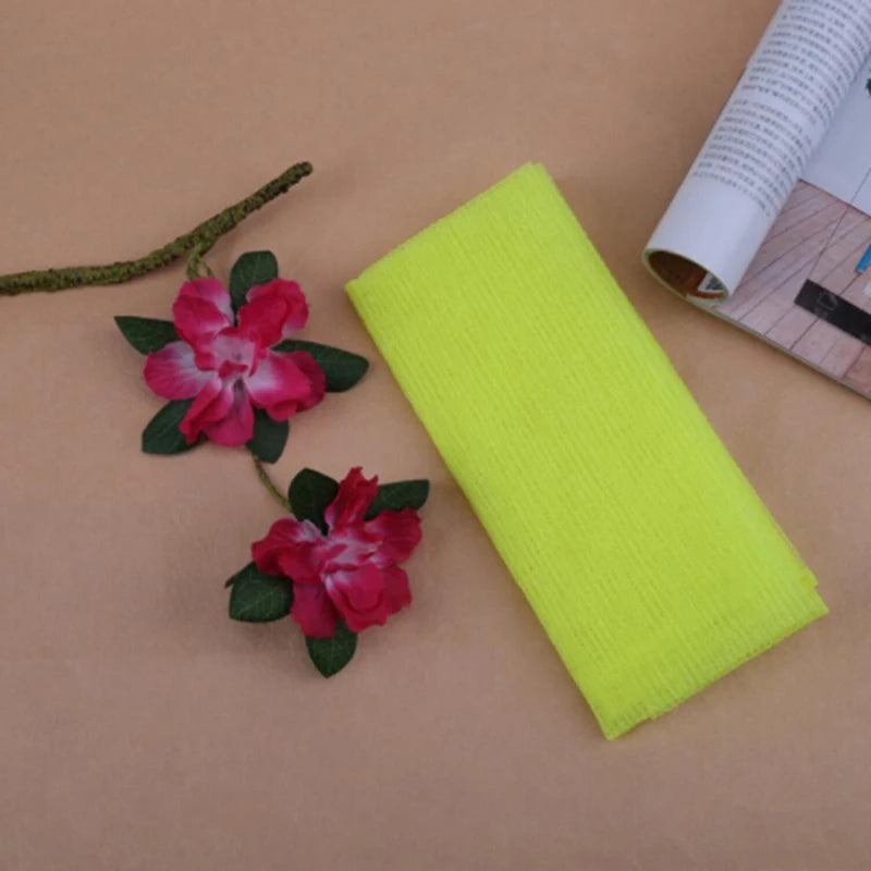Long Strip Nylon Body Scrubber – Back Exfoliating Bath Brush Bath Body Scrubber Richie's