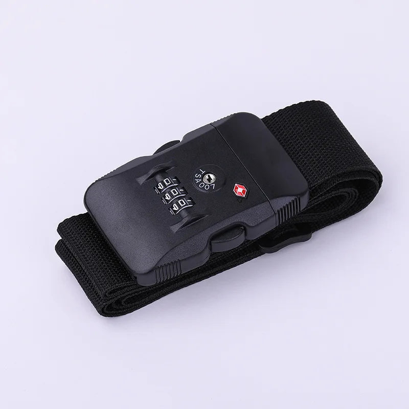 TSA Lock Luggage Strap – Adjustable Password Suitcase Belt Luggage Security Strap Richie's