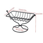 Square Rustproof Metal Soap Dish Holder – Wire Draining Rack Soap Dish Holder Richie's