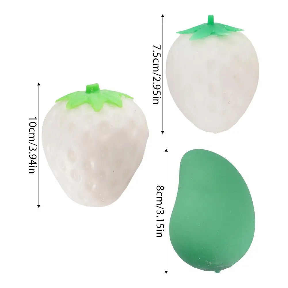 Color-Changing Mango Squishy Fidget Toy | Sensory Squeeze Ball Squishy Fidget Toy Richie's