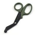 Curved Stainless Steel Gauze Scissors – Bandage Cutting Tool Gauze Bandage Scissors Richie's Army green