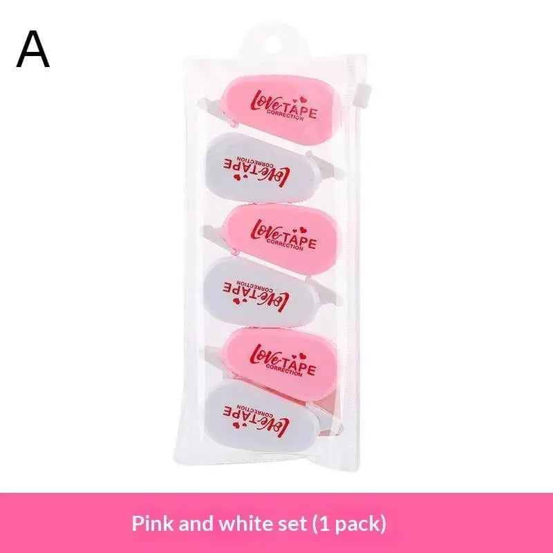 Mini Correction Tapes 6-Pack – School & Office Stationery Correction Tape Set Richie's A