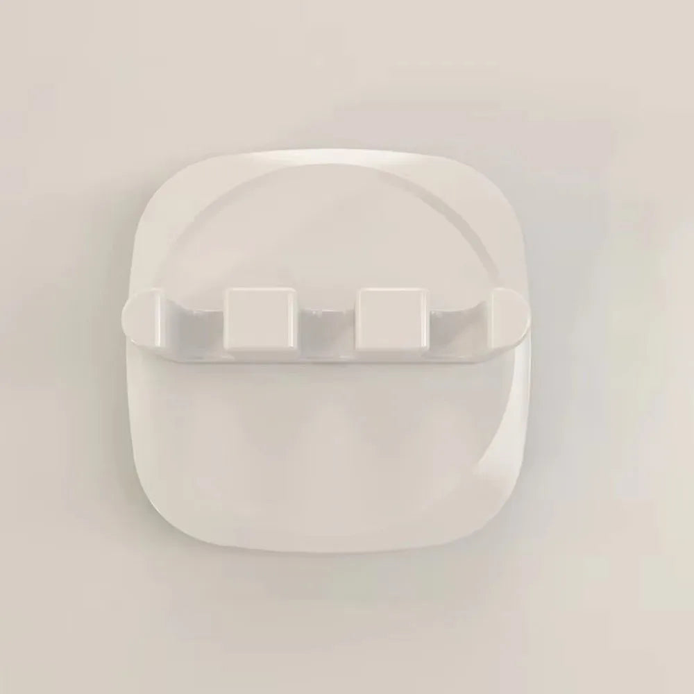 Wall Mounted Electric Toothbrush Head Holder Self-Adhesive Toothbrush Head Holder Richie's White
