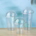 Clear Disposable PET Cups with Lids & Straws – 10pc Set Disposable Party Cups Richie's