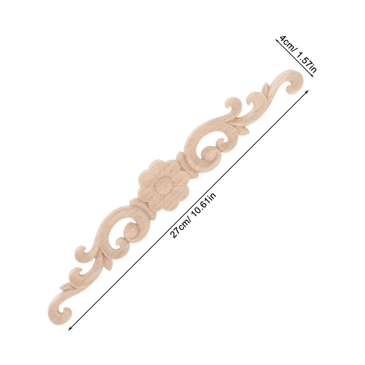Carved Wood Corner Onlay Applique Set – Furniture Cabinet Décor Wood Applique Onlay Richie's