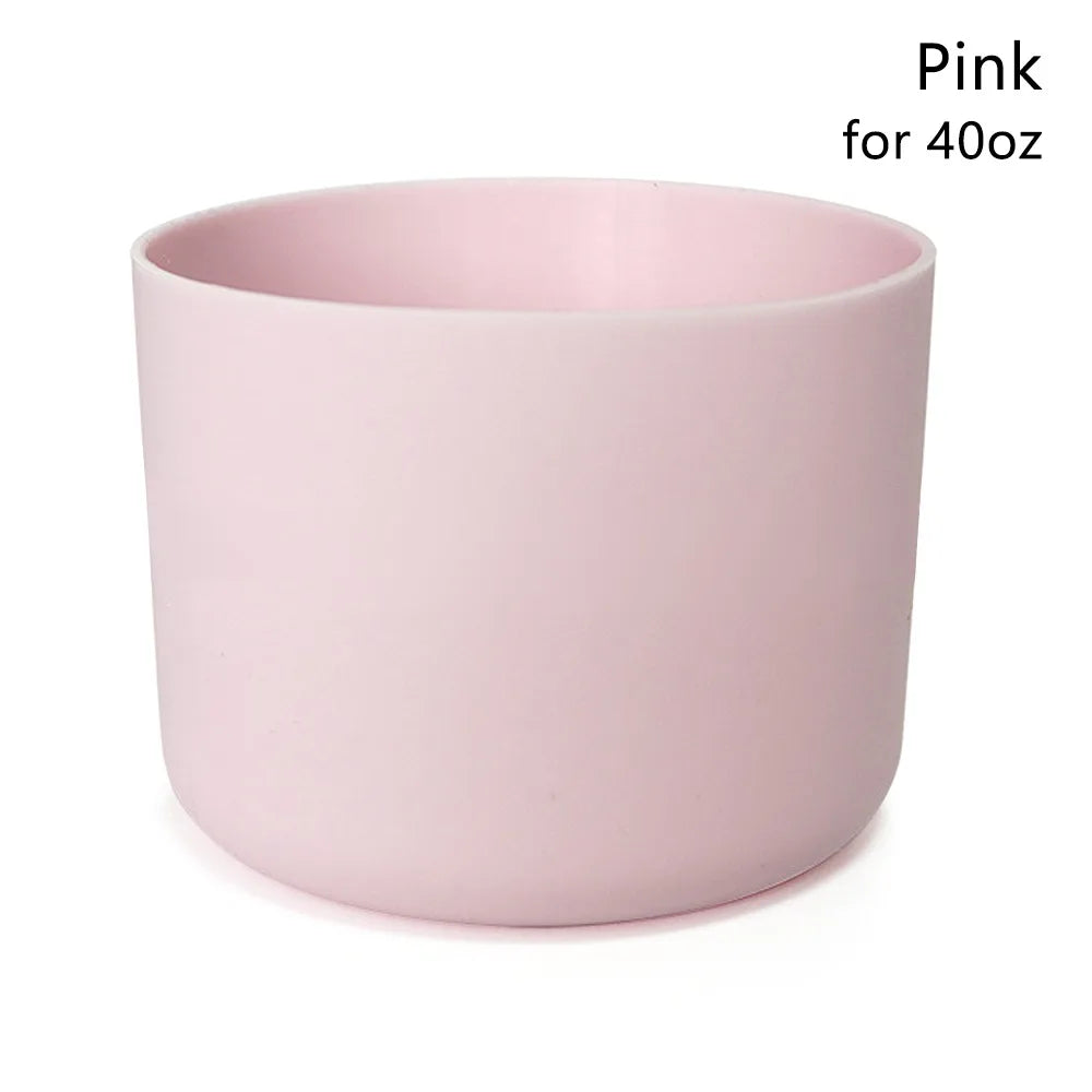 Anti-Slip Silicone Bottle Boot Sleeve – 24oz 32oz 40oz Bottle Boot Sleeve Richie's pink for 40oz