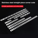 Stainless Steel Flat Corner Bracket Mending Plate Furniture Brace Corner Bracket Richie's