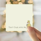 4-Pack Funny Duck Sticky Notes – Cute Self-Adhesive Memo Pads Novelty Sticky Notes Richie's