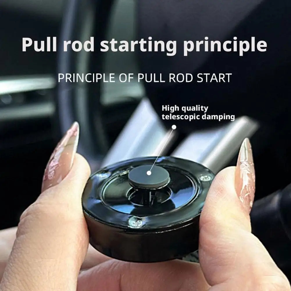 Luxury Metal Push-to-Start Button Cover | Car Joystick Knob Car Interior Accessory Richie's