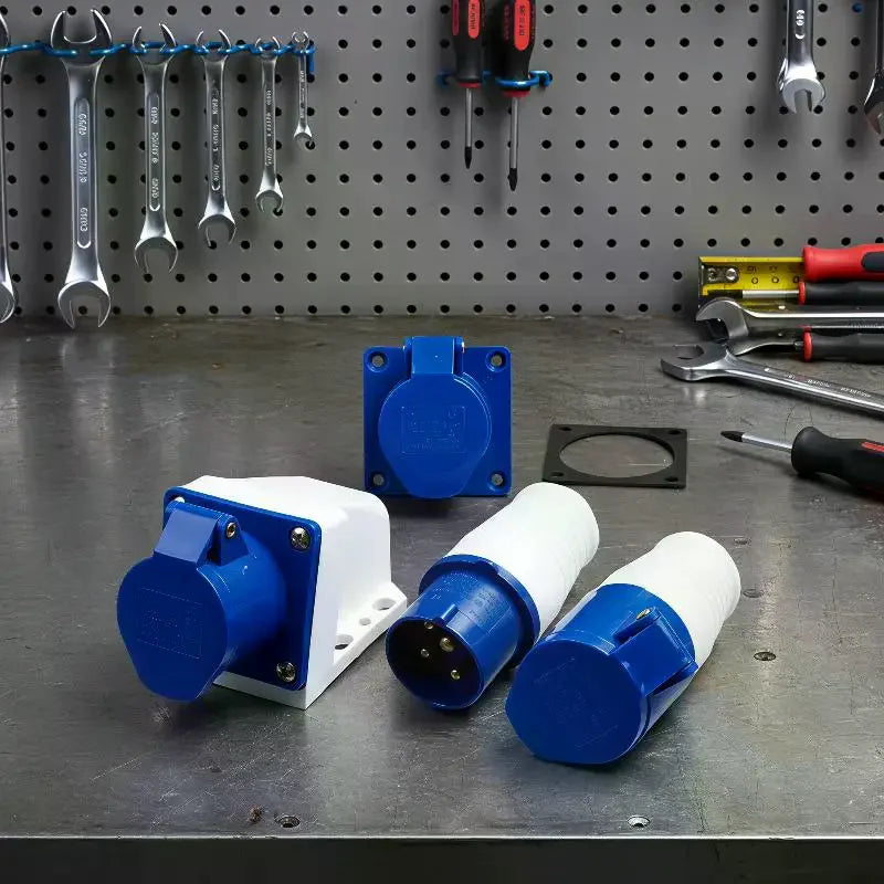 220V 16A IP44 Waterproof Industrial Plug & Socket Connector Industrial Power Connector Richie's