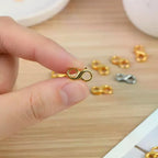 10Pcs Figure 8 Lobster Clasp 18x11mm Zinc Alloy Jewelry Findings Jewelry Findings Richie's
