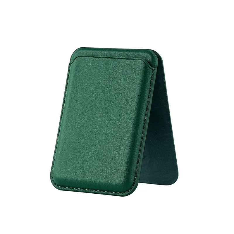 MagSafe Magnetic Wallet Stand for iPhone 16–12 | Card Holder Magnetic Wallet Stand Richie's Green