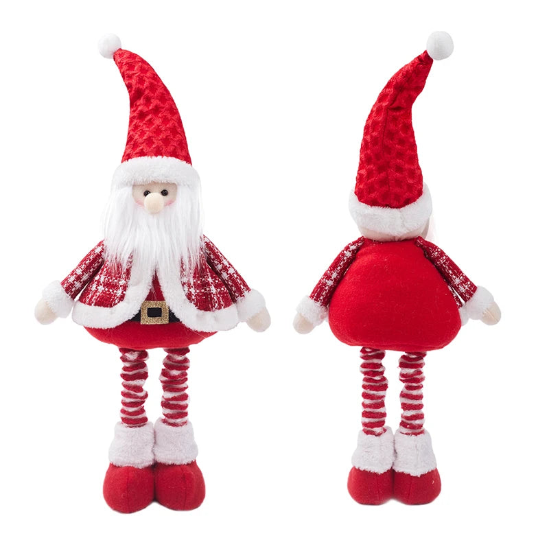 Retractable Christmas Figurines – Santa, Snowman & Reindeer Christmas Figurine Ornament Richie's