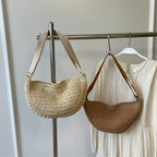 Bohemian Straw Woven Crossbody Bag – Women's Beach Handbag Straw Crossbody Bag Richie's