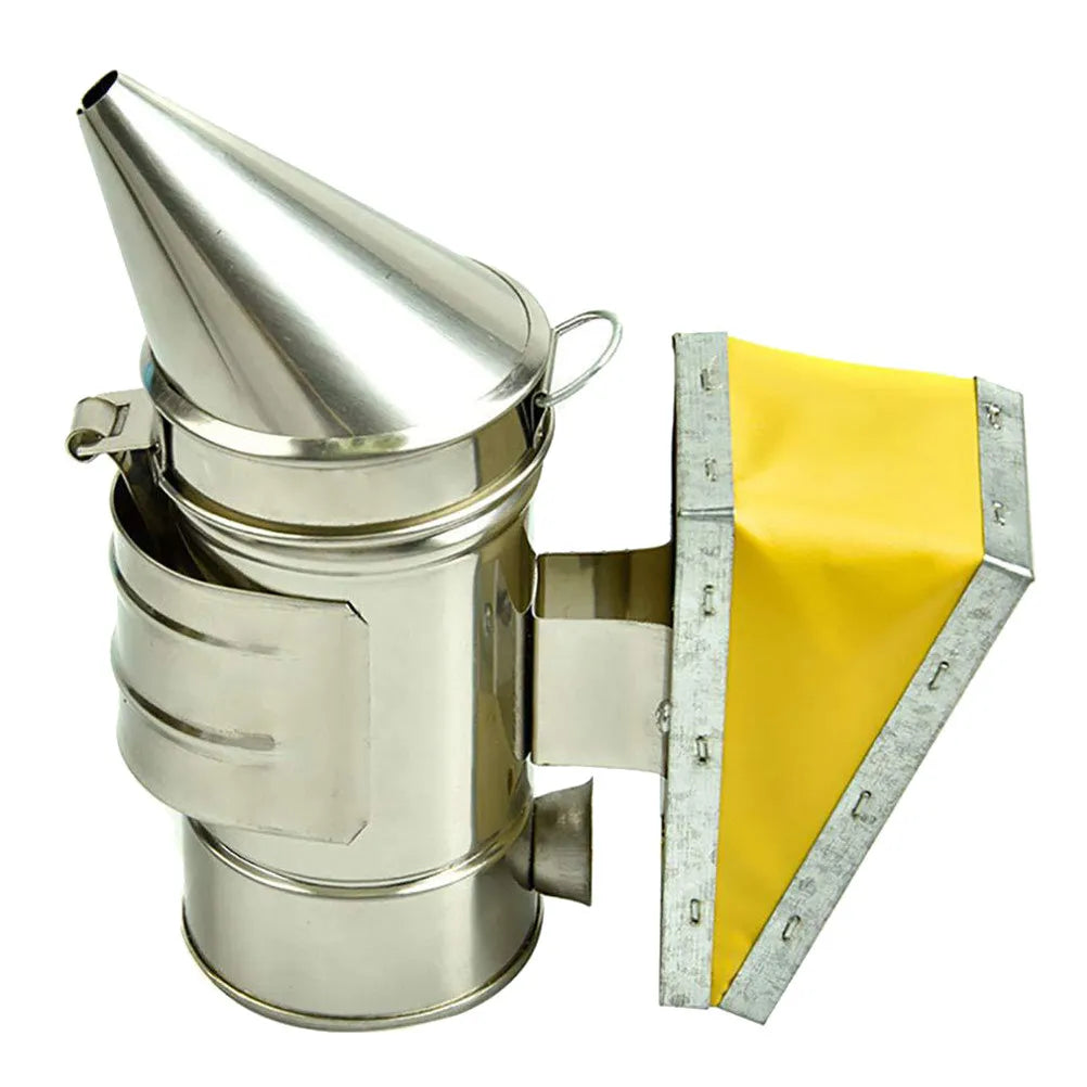 Stainless Steel Bee Hive Smoker with Heat Shield & Nozzle Bee Hive Smoker Richie's