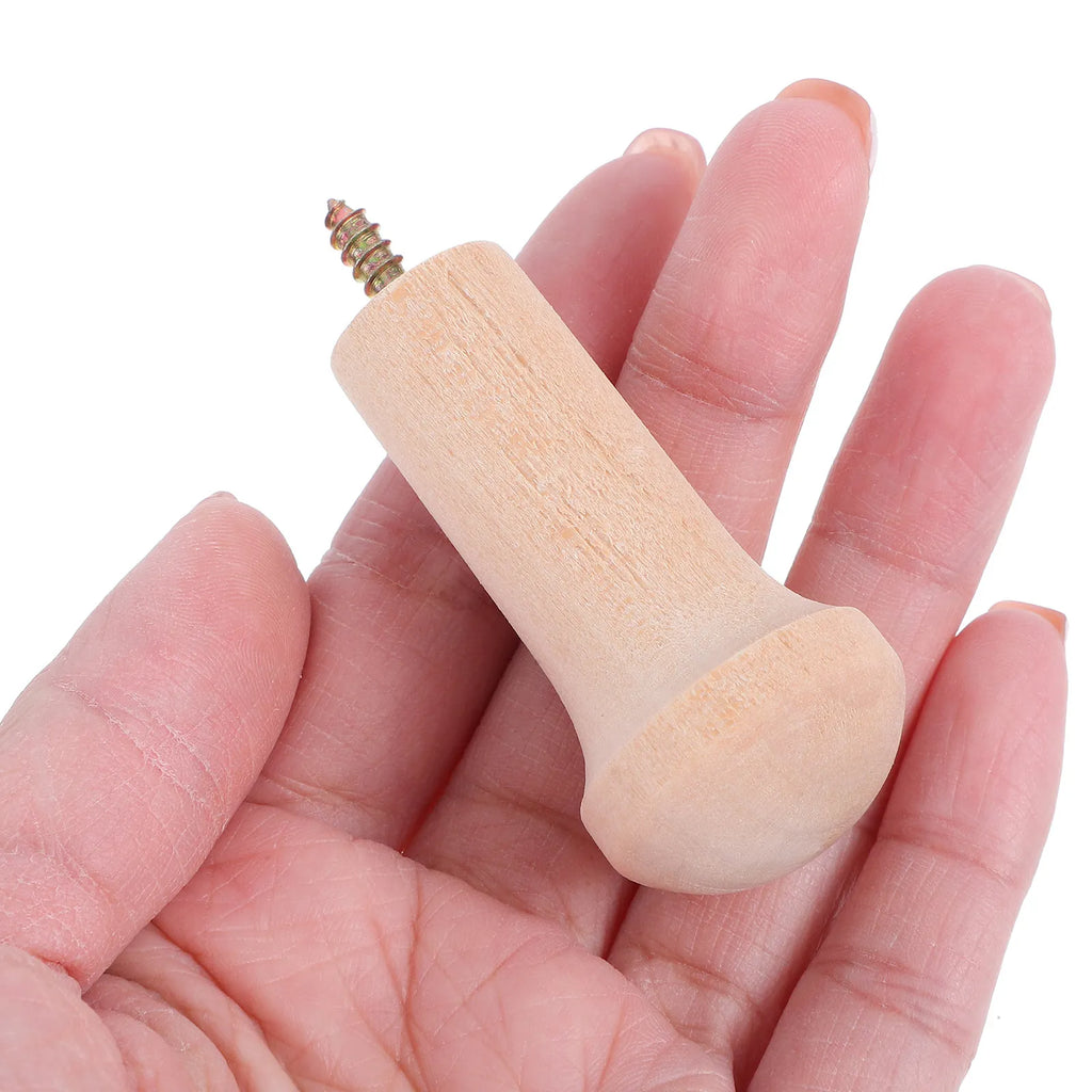 10Pcs Unfinished Wood Shaker Peg Coat Hooks Wall Rack Wood Wall Hooks Richie's