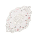 Lace Embroidered Cloth Coaster Table Napkin Home Decor Lace Table Coaster Richie's White-2
