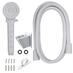 RV 4-Inch Basin Shower Double Faucet Hose Set – Universal Fit RV Shower Faucet Set Richie's white