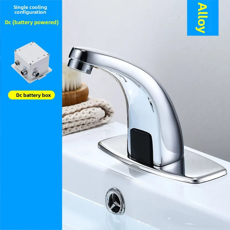 Automatic Infrared Sensor Faucet – Hot & Cold Basin Tap Sensor Basin Faucet Richie's DC alloy