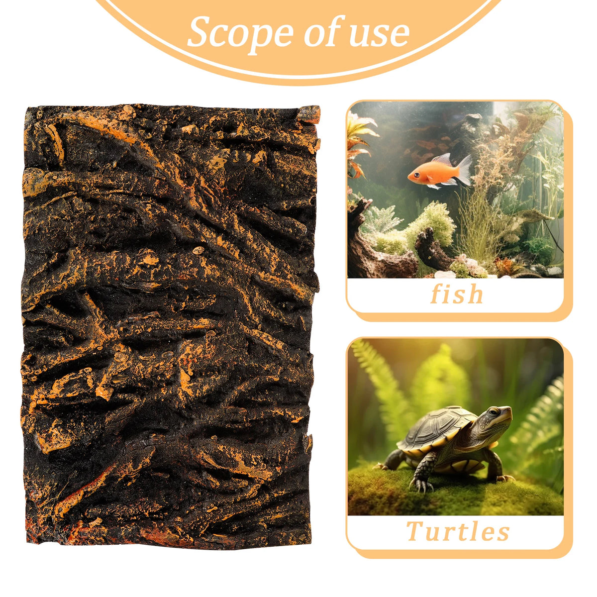 3D Tree Root Aquarium & Reptile Terrarium Background Board Terrarium Background Panel Richie's