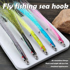 5pcs Surf Candy Sand Eel Fly Lures – Saltwater Fishing Set Fly Fishing Lures Richie's