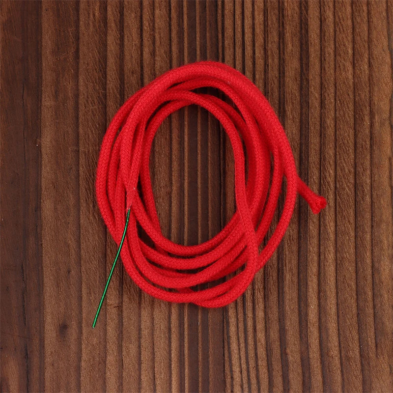 100cm Cotton Lighter Wick with Needle | Petrol Lighter Repair Lighter Wick Replacement Richie's Red