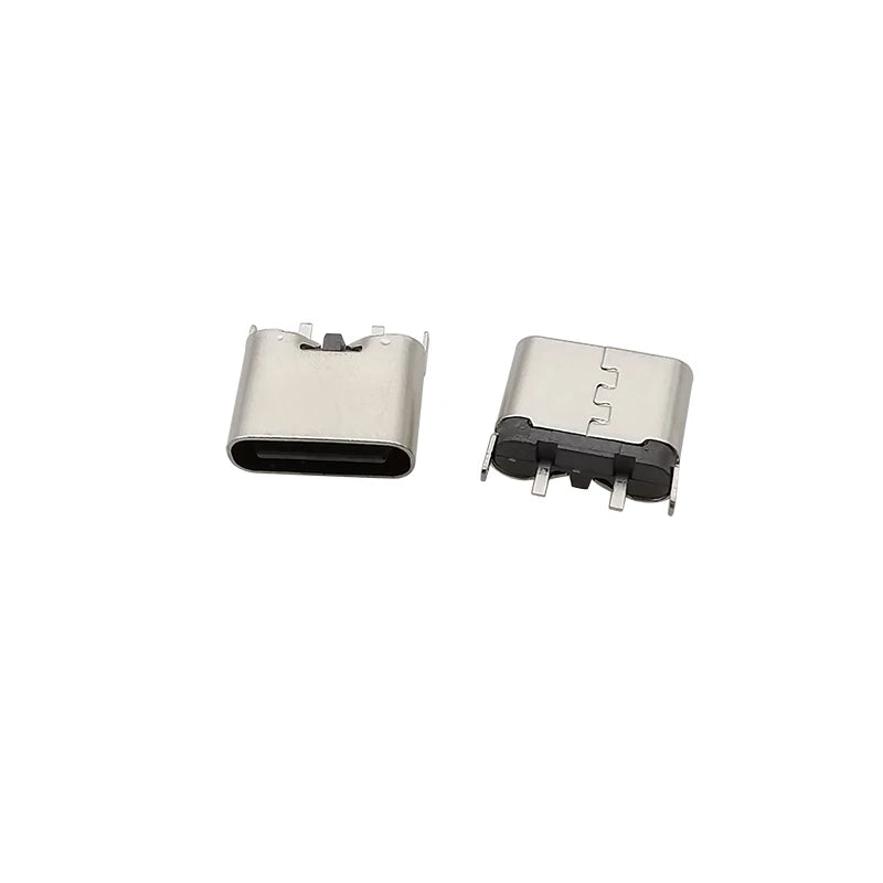 10Pcs USB Type-C Female 2-Pin Charging Port Connector DIY USB-C Connector Richie's