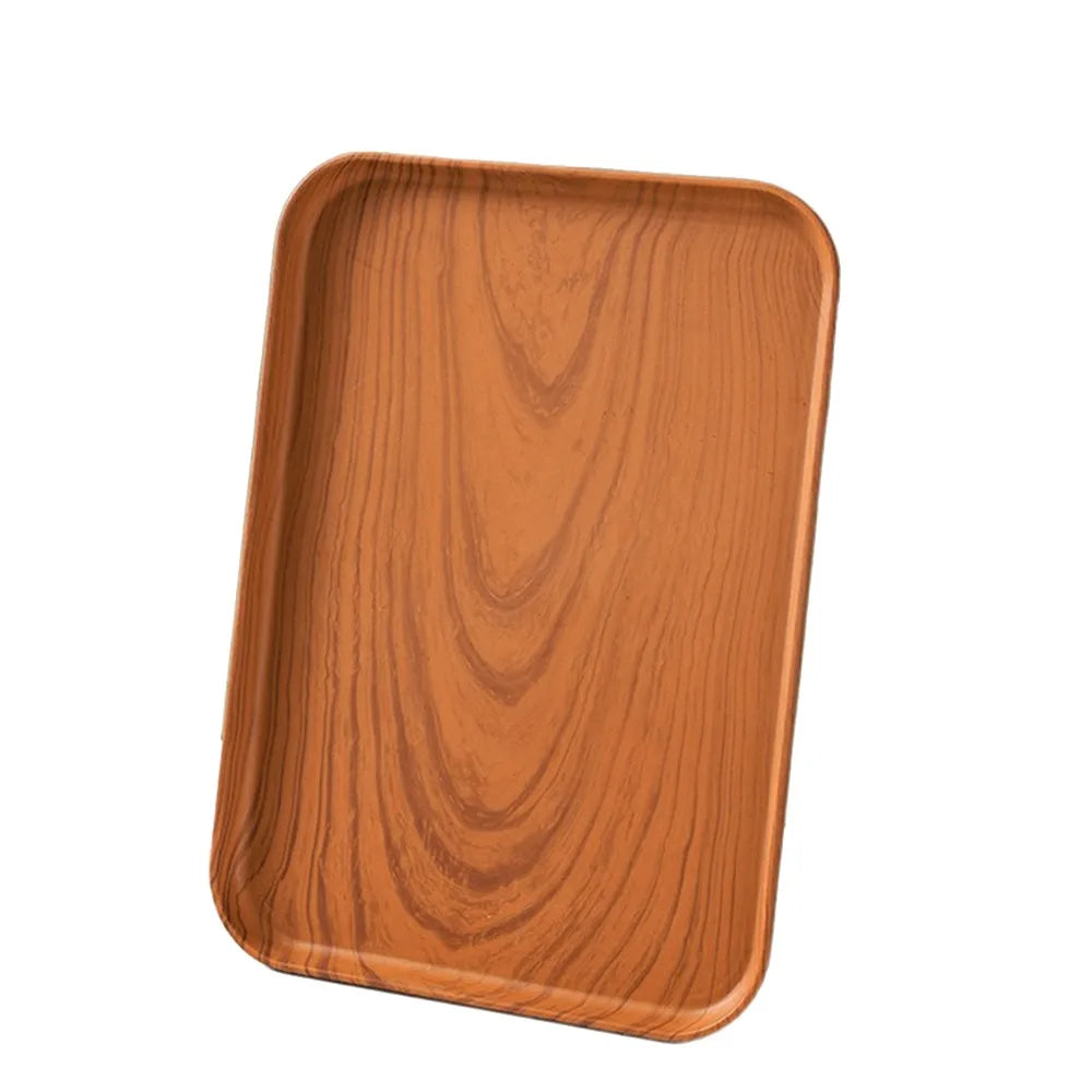 Nordic Style Plastic Rectangular Storage & Service Tray Serving Tray Richie's Dark Color 30.6X22cm
