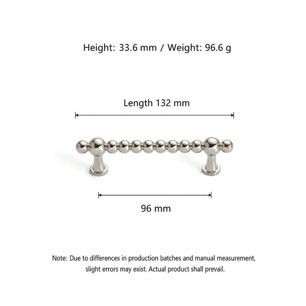 Zinc Alloy Beaded Cabinet Pull Handles – Drawer Bar Pulls Cabinet Pull Handle Richie's