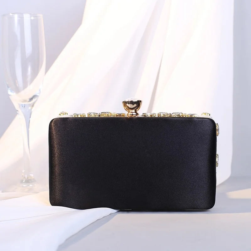 Women's Crystal Evening Clutch Bag – Luxury Bridal Purse Evening Clutch Bag Richie's