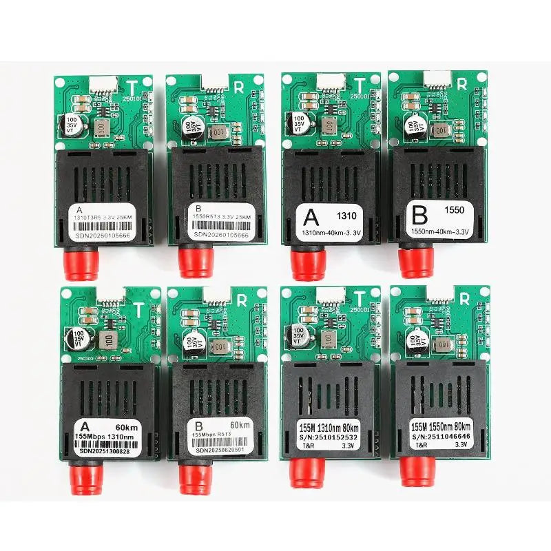 TTL Optical Transceiver Module for Drones FC Interface 20–60KM Fiber Optic Transceiver Richie's