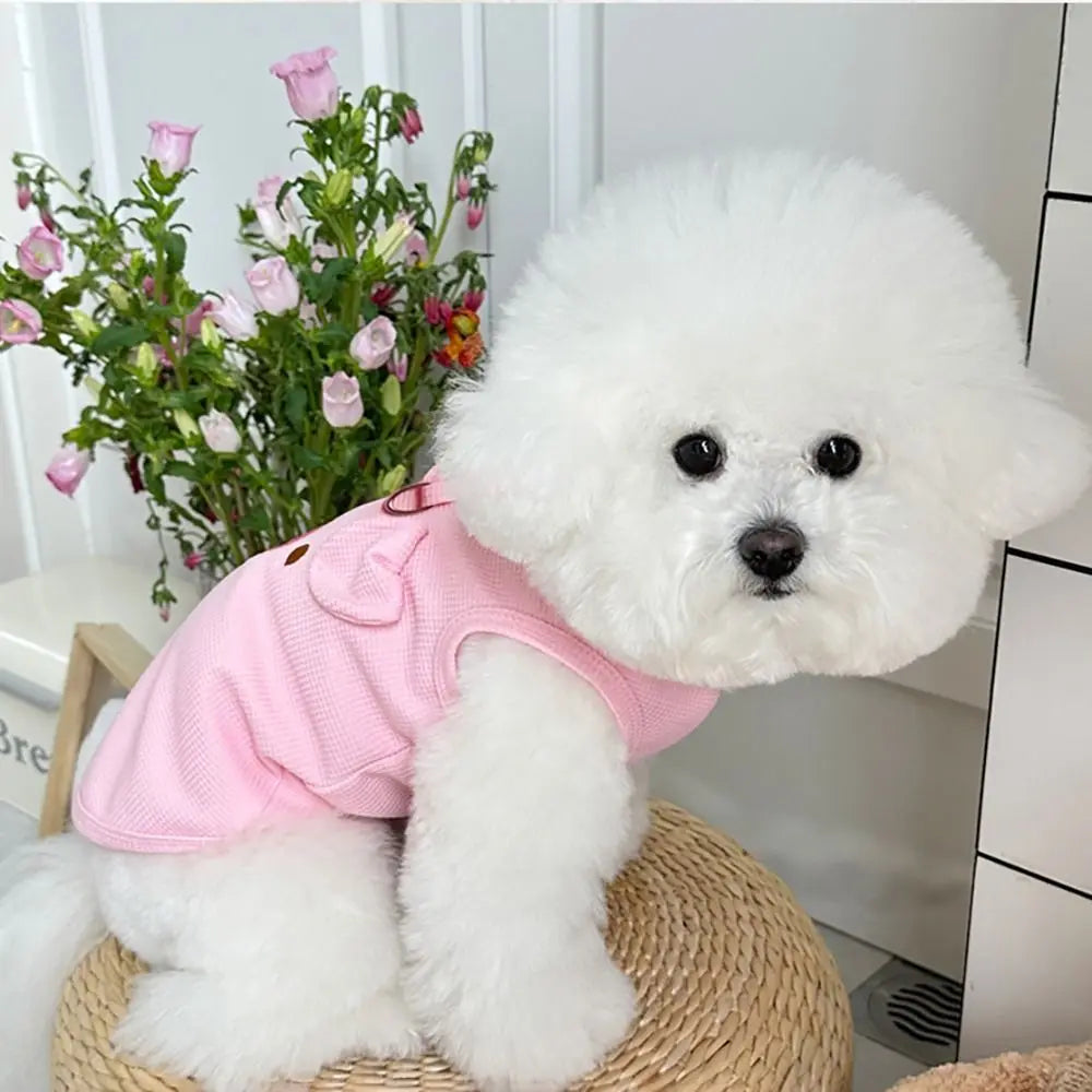 Soft Breathable Cotton Pet Vest – Cat & Dog Spring Outfit Pet Vest Richie's